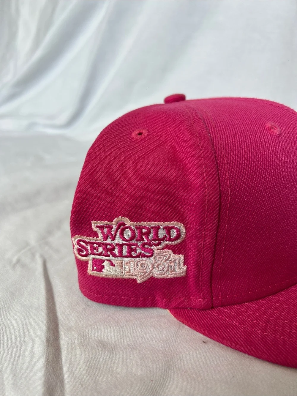 Hot pink y2k New Era 59FIFTY Los Angeles Dodgers fitted cap